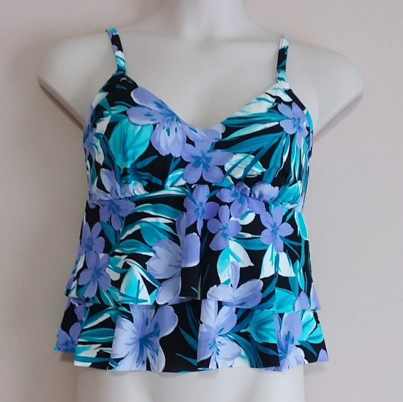 Trim Shaper Other - ☆☆SOLD☆☆ Trim Shaper Tropical Print Tankini Top